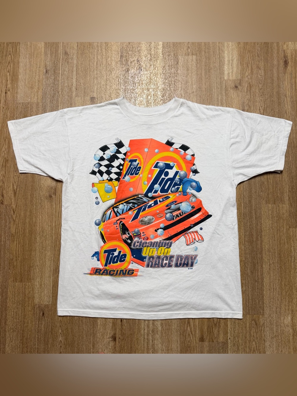 Vintage 1999 TIDE Racing x NASCAR Auto Sport Graphic T-Shirt Men’s Size XL